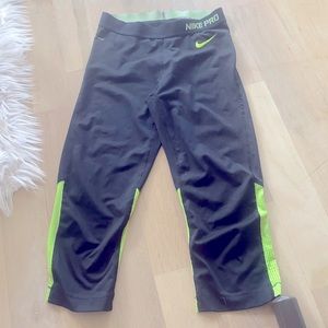 Nike Pro Black Dryfit pants medium